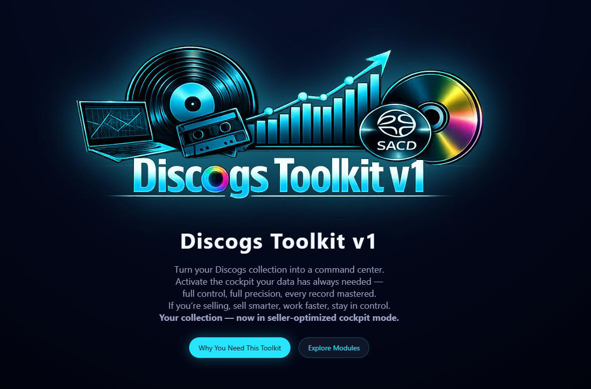Discogs Toolkit screenshot